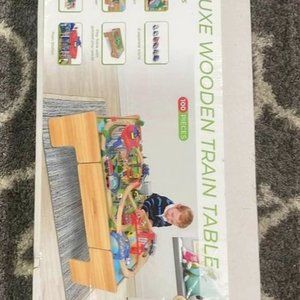 Jupiter Workshop Deluxe Wooden Train Table